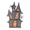 Glitzhome® 61.75"H Lighted Halloween 2D Haunted House Outdoor Decor